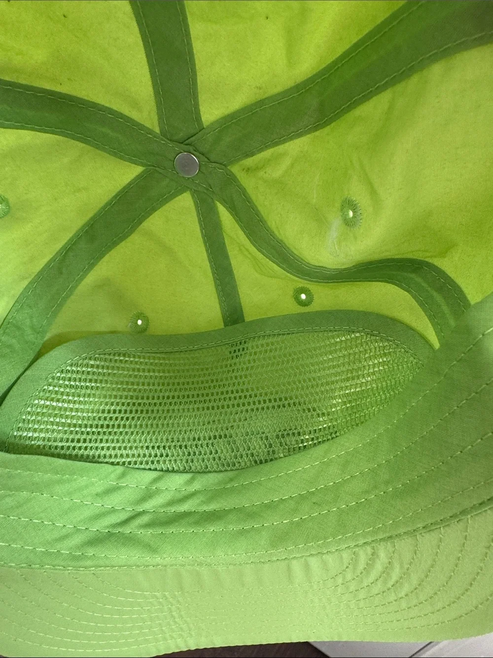Brooks Lime Green Hat with Black Logo